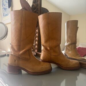 Frye Campus Banana Boots - Vintage, Original Campus Tall Boots Size Women’s 9
